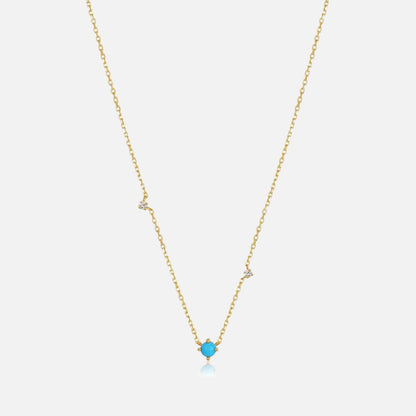 Turquoise Pearl Necklace